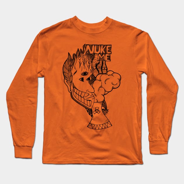 NUKE ME V.2 Long Sleeve T-Shirt by artbylaina